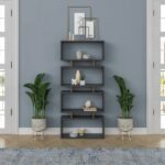 Barzykin Geometric Bookcase - Chic Decora