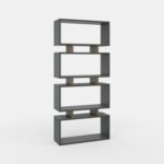 Barzykin Geometric Bookcase - Chic Decora