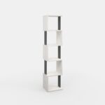 Basibul Geometric Bookcase - Chic Decora