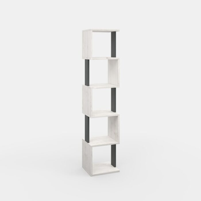 Basibul Geometric Bookcase - Chic Decora