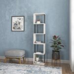 Basibul Geometric Bookcase - Chic Decora