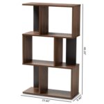 Benedick Geometric Bookcase - Chic Decora