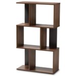 Benedick Geometric Bookcase - Chic Decora