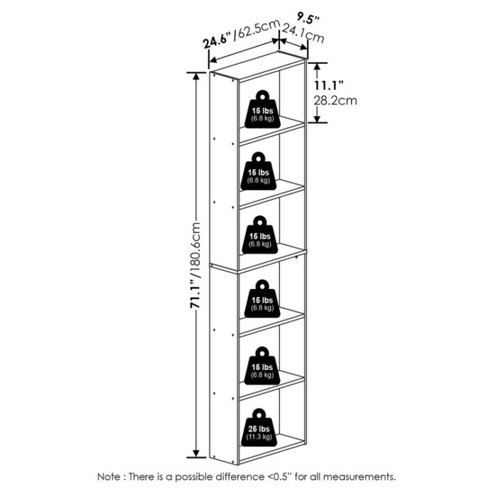 Berdene Bookcase - Chic Decora