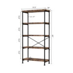 Bertok Etagere Bookcase - Chic Decora