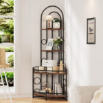 Beryn Corner Bookcase - Chic Decora