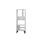 Bianco Geometric Bookcase - Chic Decora