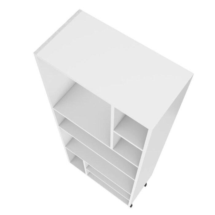 Bianco Geometric Bookcase - Chic Decora