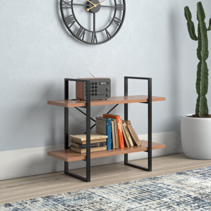 Taviana Corner Bookcase - Chic Decora