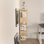 Bochov Corner Bookcase - Chic Decora