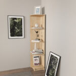 Bochov Corner Bookcase - Chic Decora