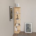 Bochov Corner Bookcase - Chic Decora