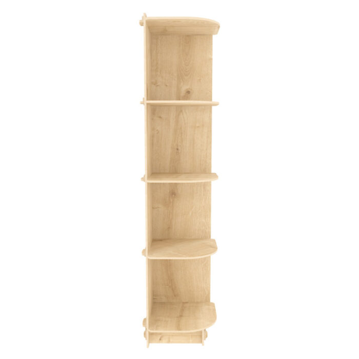 Bochov Corner Bookcase - Chic Decora