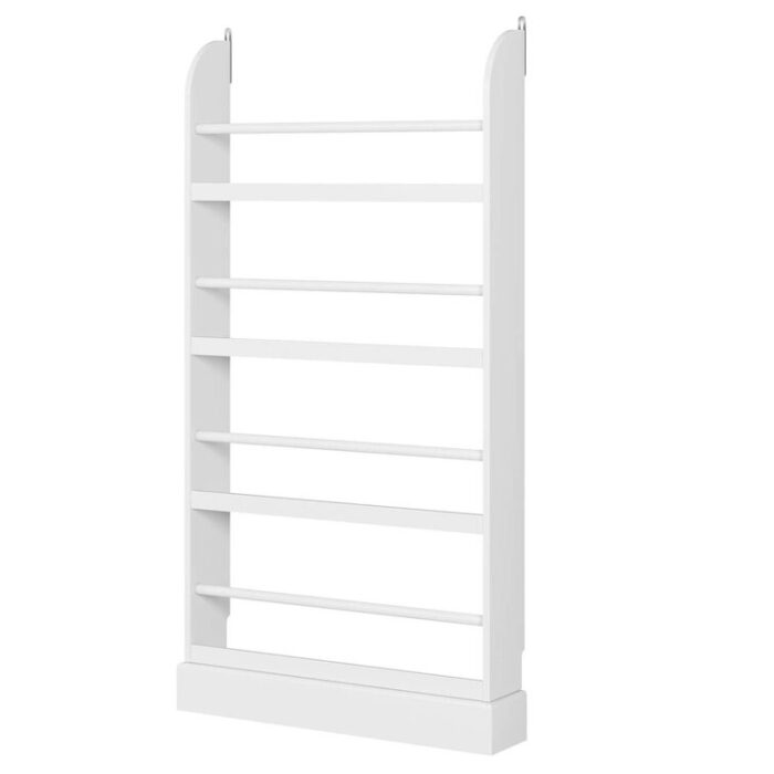 Bockiaro 43.3″ H x 22.8″ W Standard Bookcase, White - Chic Decora