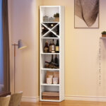 Boisey Wood Wine Display Rack Corner Storage Shelves - Chic Decora