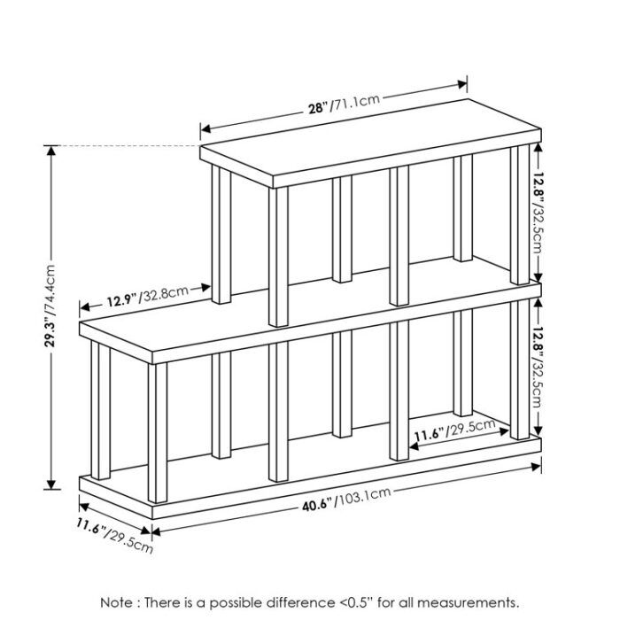 Bonilla-Rivera Step Bookcase - Chic Decora