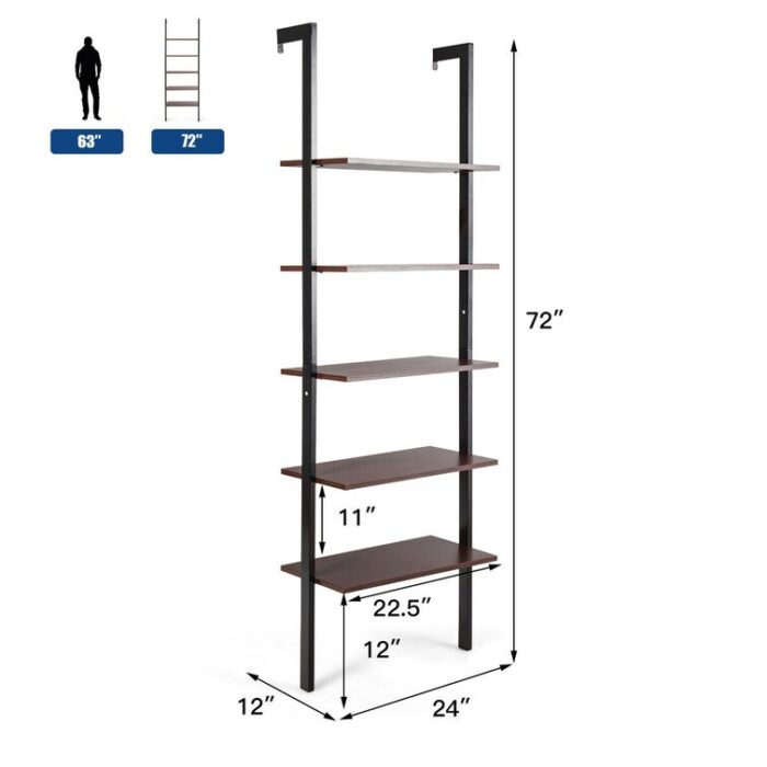 Bontang Ladder Bookcase - Chic Decora