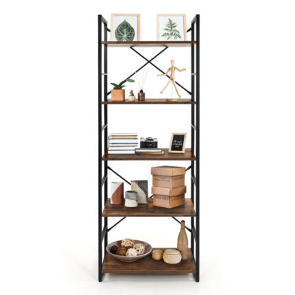 Ahuvah Geometric Storage Bookcase - Chic Decora