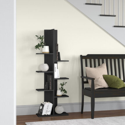 Viena Corner Bookcase - Chic Decora