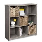 Braca 39″ H x 37.4″ W Cube Bookcase - Chic Decora