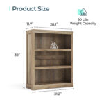 Breccan Bookcase - Chic Decora