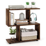 Brenae Geometric Bookcase - Chic Decora