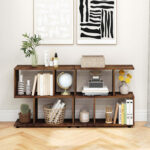 Brenae Geometric Bookcase - Chic Decora