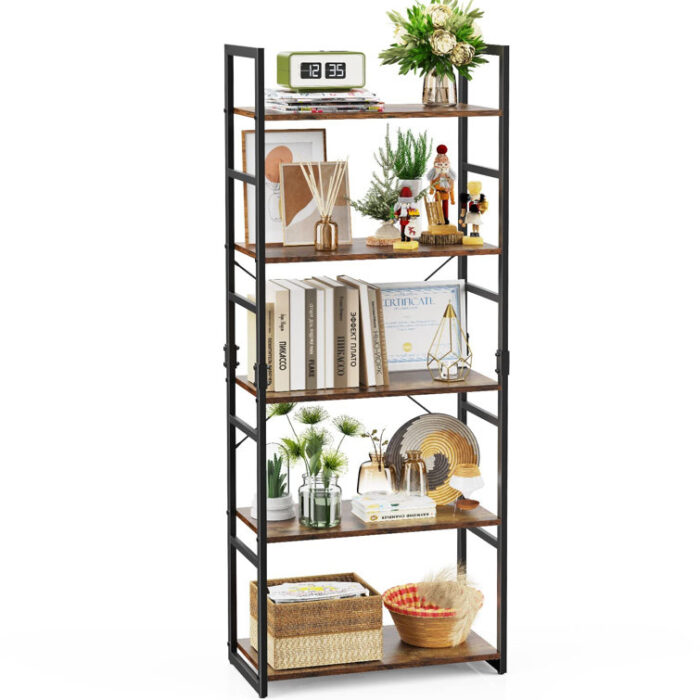 Brenea Shelving Unit Bookcase - Chic Decora