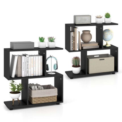 Brittnay Geometric Bookcase - Chic Decora