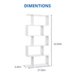 CC-JHBookcase-ZF Geometric Bookcase - Chic Decora