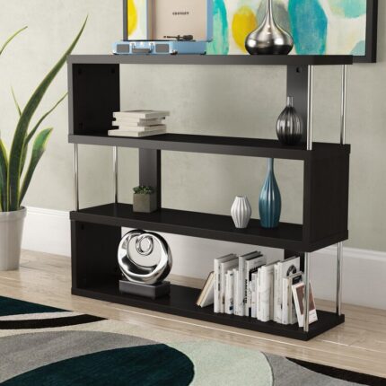 Calysta Geometric Bookcase - Chic Decora