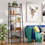 Camilo Ladder Bookcase - Chic Decora