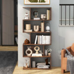 Camyla Geometric Bookcase - Chic Decora