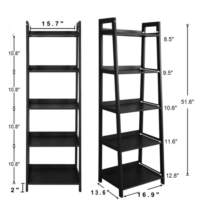 Cantin Ladder Bookcase - Chic Decora