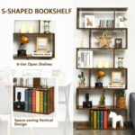 Caprece Geometric Bookcase - Chic Decora