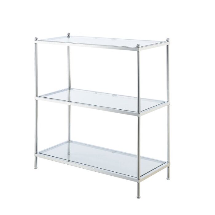 Carolina 3 Tier Etagere Bookshelf - Chic Decora