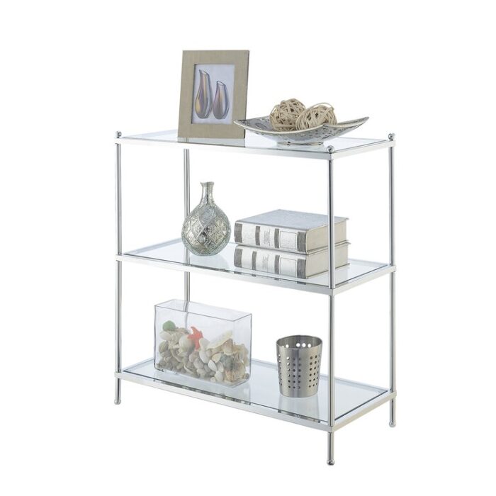 Carolina 3 Tier Etagere Bookshelf - Chic Decora