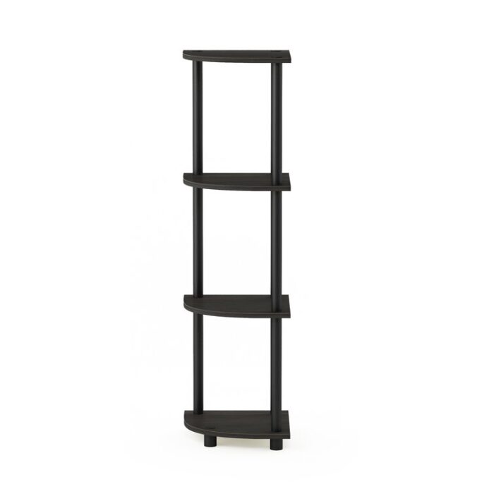 Chaddy 43.5″ H x 11.6″ W Corner Bookcase - Chic Decora