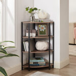 Chaoyichi Corner Bookcase - Chic Decora