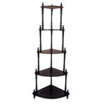 Chaundeler Corner Bookcase - Chic Decora