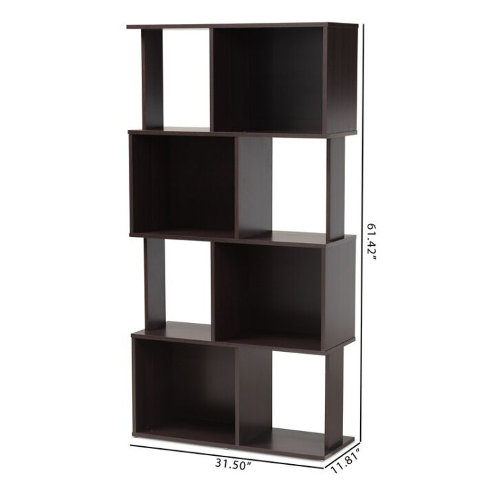 Christabelle Geometric Bookcase - Chic Decora