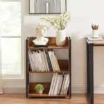 Chrystin 30″ H x 23″ W Steel Standard Bookcase - Chic Decora