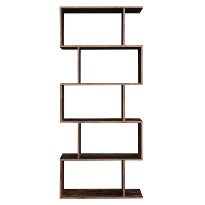 Clarklake Geometric Bookcase - Chic Decora