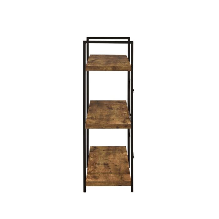 Cole Etagere Bookcase with Metal Frame - Chic Decora