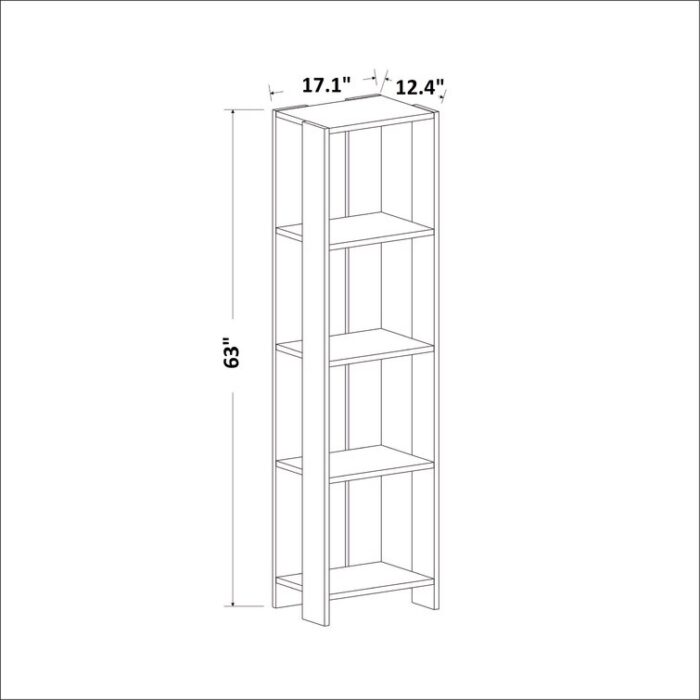 Conar Etagere Bookcase - Chic Decora