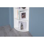 Coolranny Corner Bookcase - Chic Decora