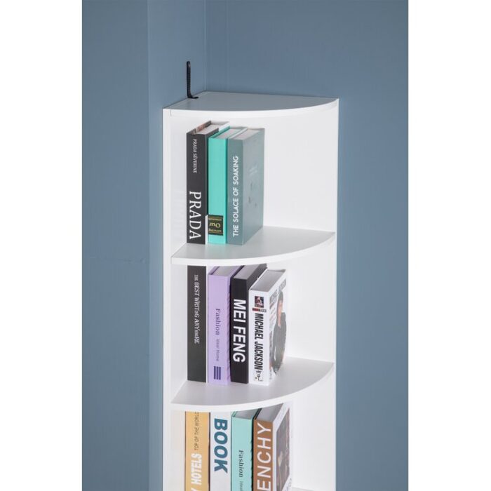 Coolranny Corner Bookcase - Chic Decora