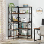 Corner Bookcase - Chic Decora