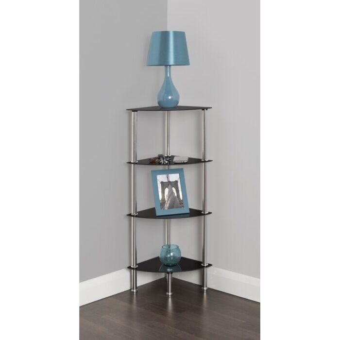 Corner Bookcase - Chic Decora