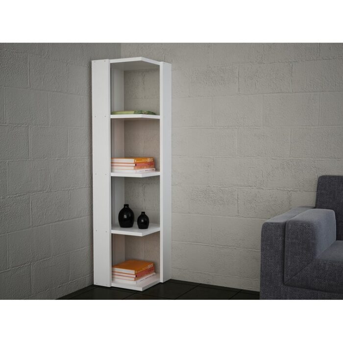 Corner Bookcase - Chic Decora